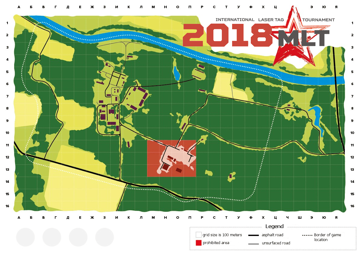 Laser tag scenario game map (mlt2018)